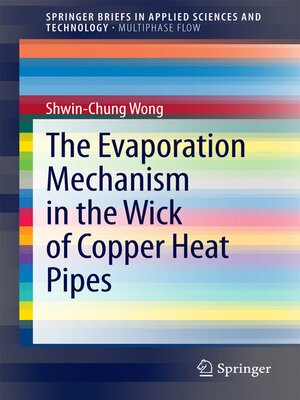 cover image of The Evaporation Mechanism in the Wick of Copper Heat Pipes